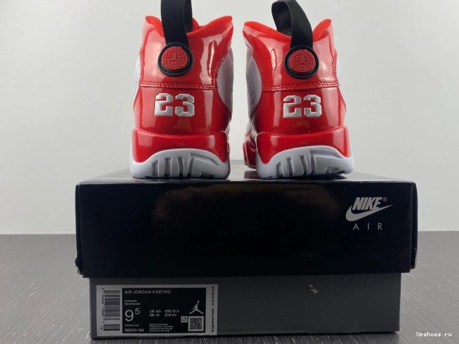 302370-160 White 9 Retro Gym Red Jordan 0419
